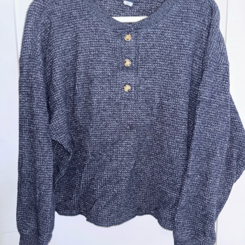 Old Navy Gray Long Sleeve Top